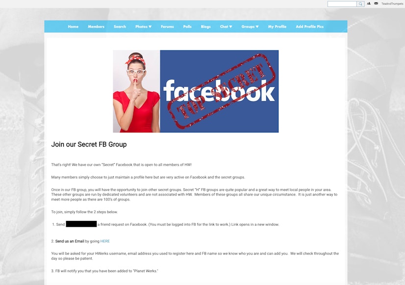 HWerks Facebook Group page