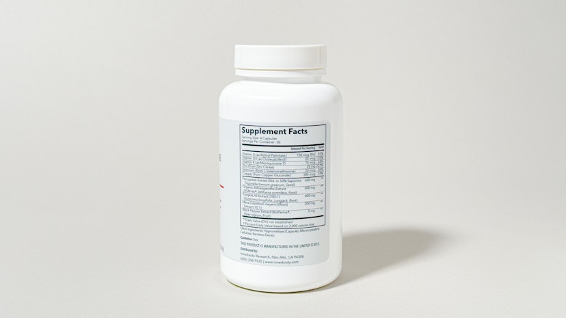 Innerbody Testosterone Support Ingredients Gray