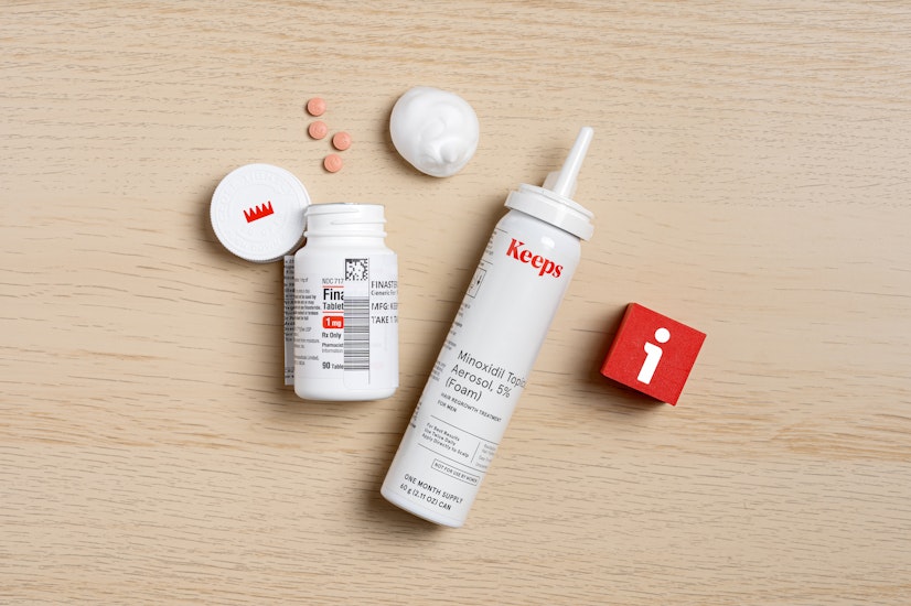 Keeps Minoxidil and Finasteride