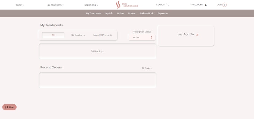 Latisse Skin Solutions Dashboard