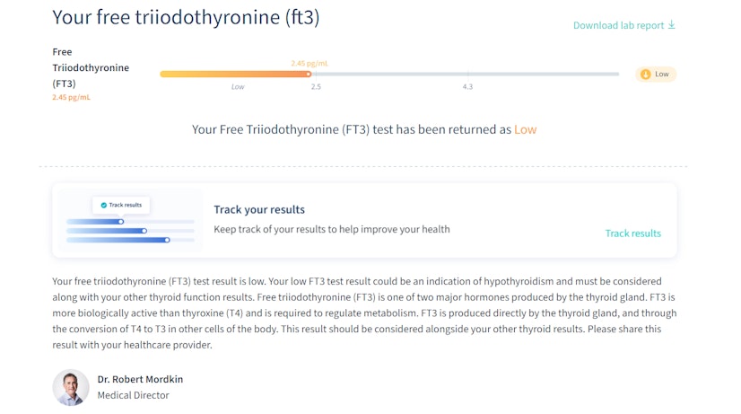 Letsgetchecked Review Result Explanation
