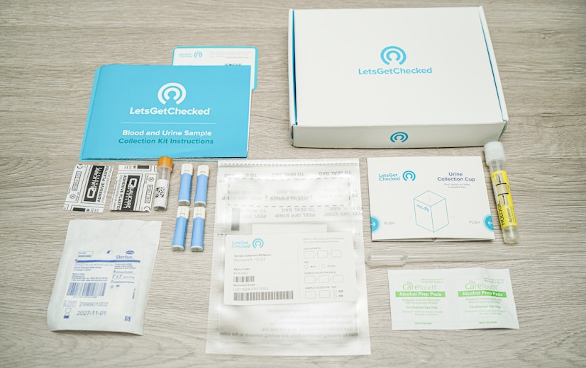 Letsgetchecked Standard 5 Std Test Overhead