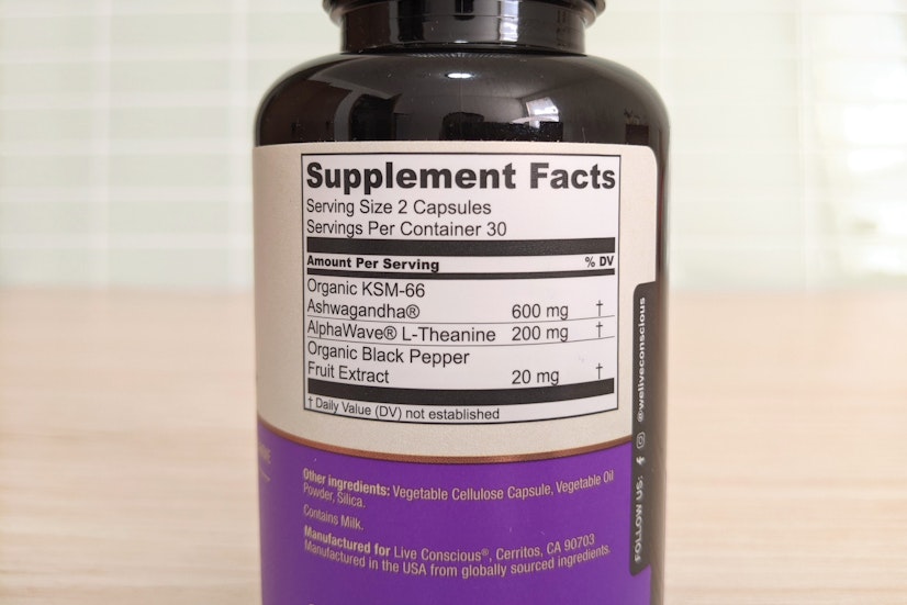 Live Conscious ZenWell Ingredients