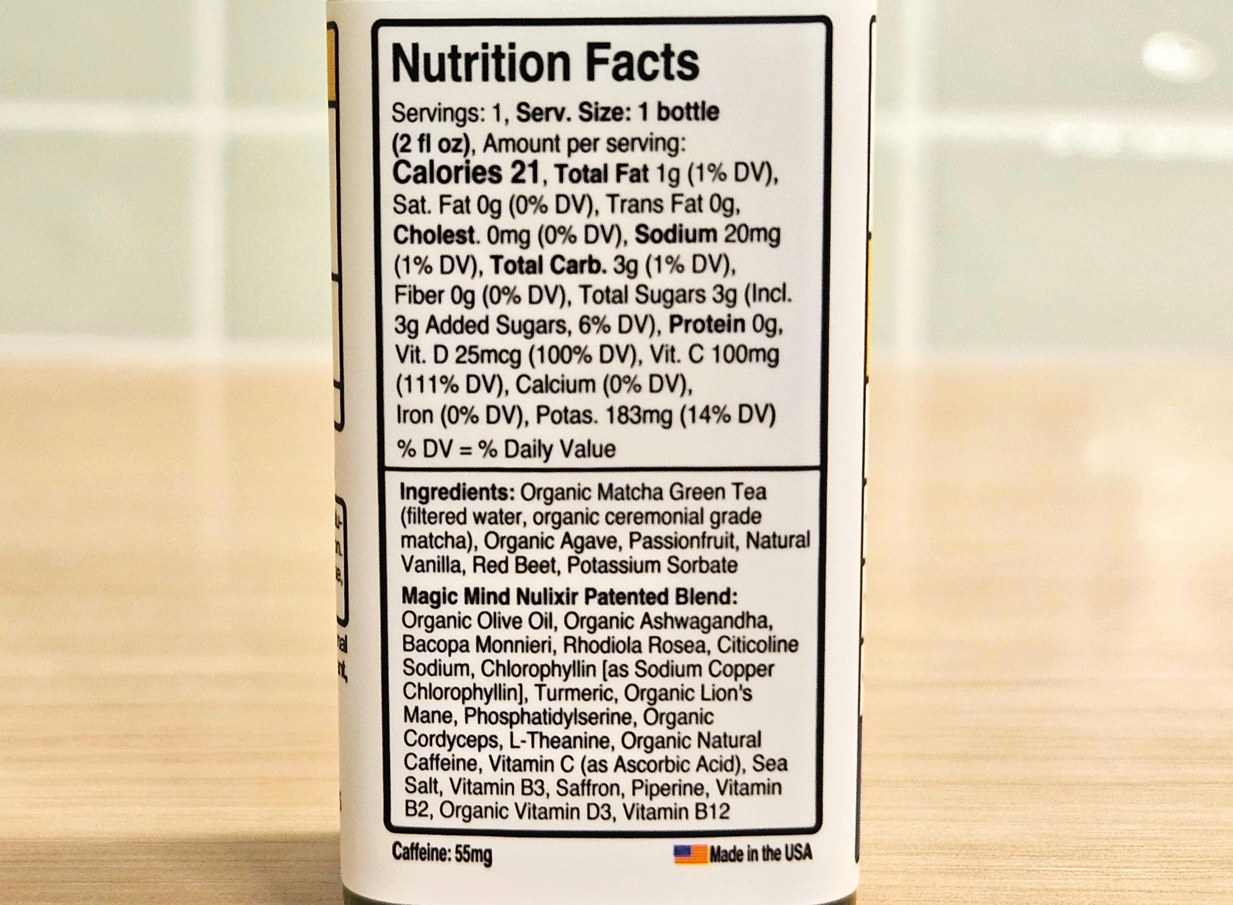 Magic Mind Review Ingredients