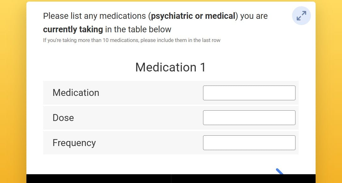 Mindbloom Intake Section One