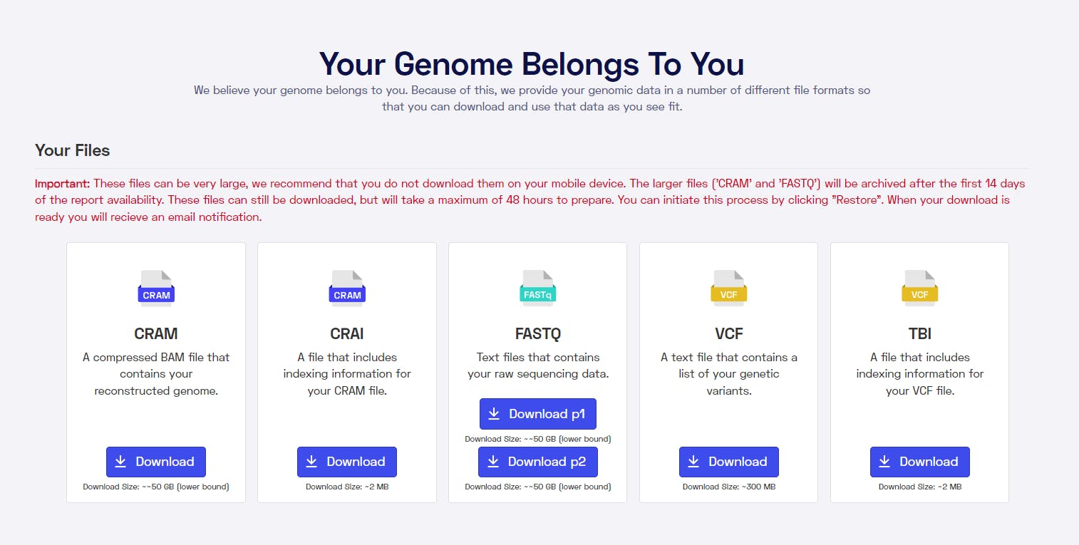 Nebula Genomics Review Data