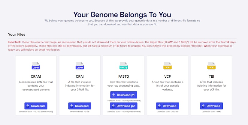 Nebula Genomics Review Data