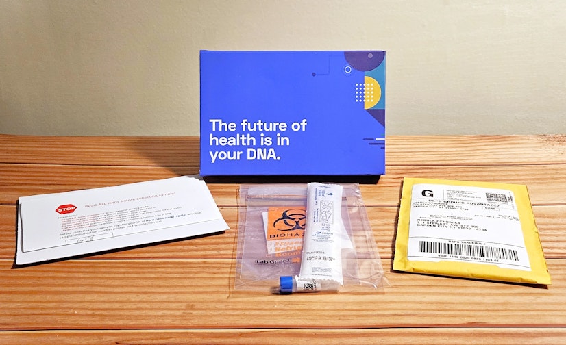 Nebula Genomics Review Kit Contents