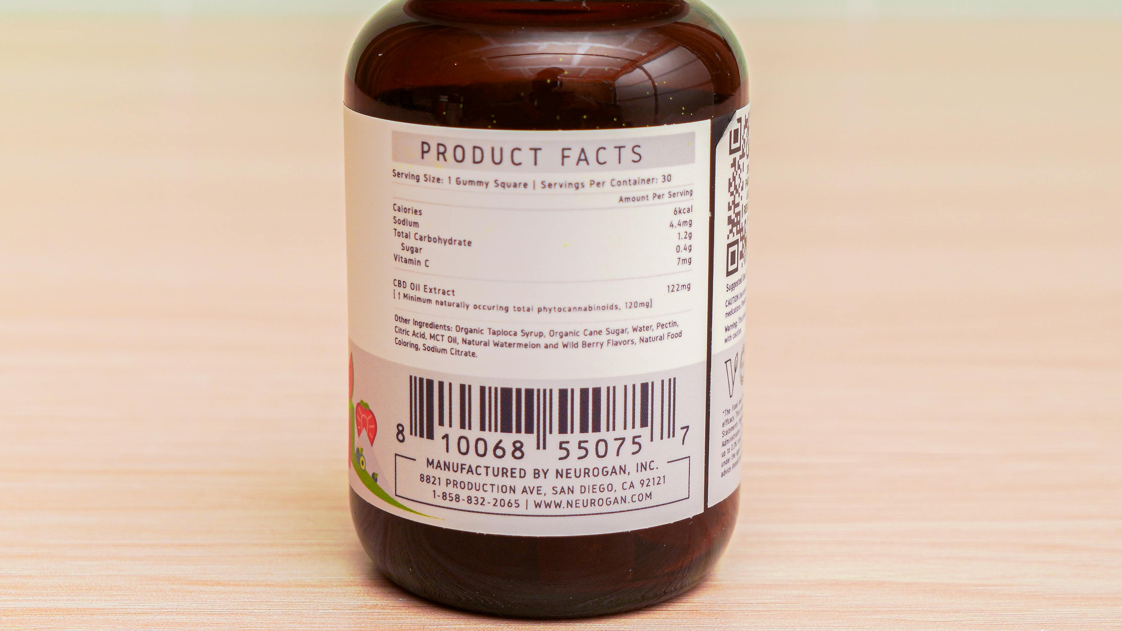 Neurogan Cbd Gummies Ingredients