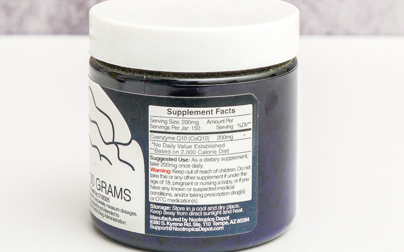 Nootropics Depot CoQ10 ingredients