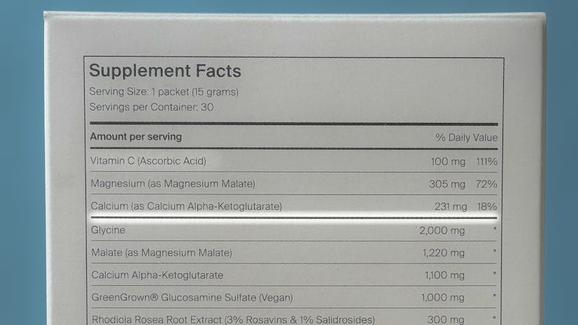 Novos Core Ingredients Diving Line