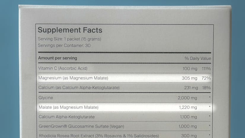 Novos Core Ingredients Magnesium Malate Illustration