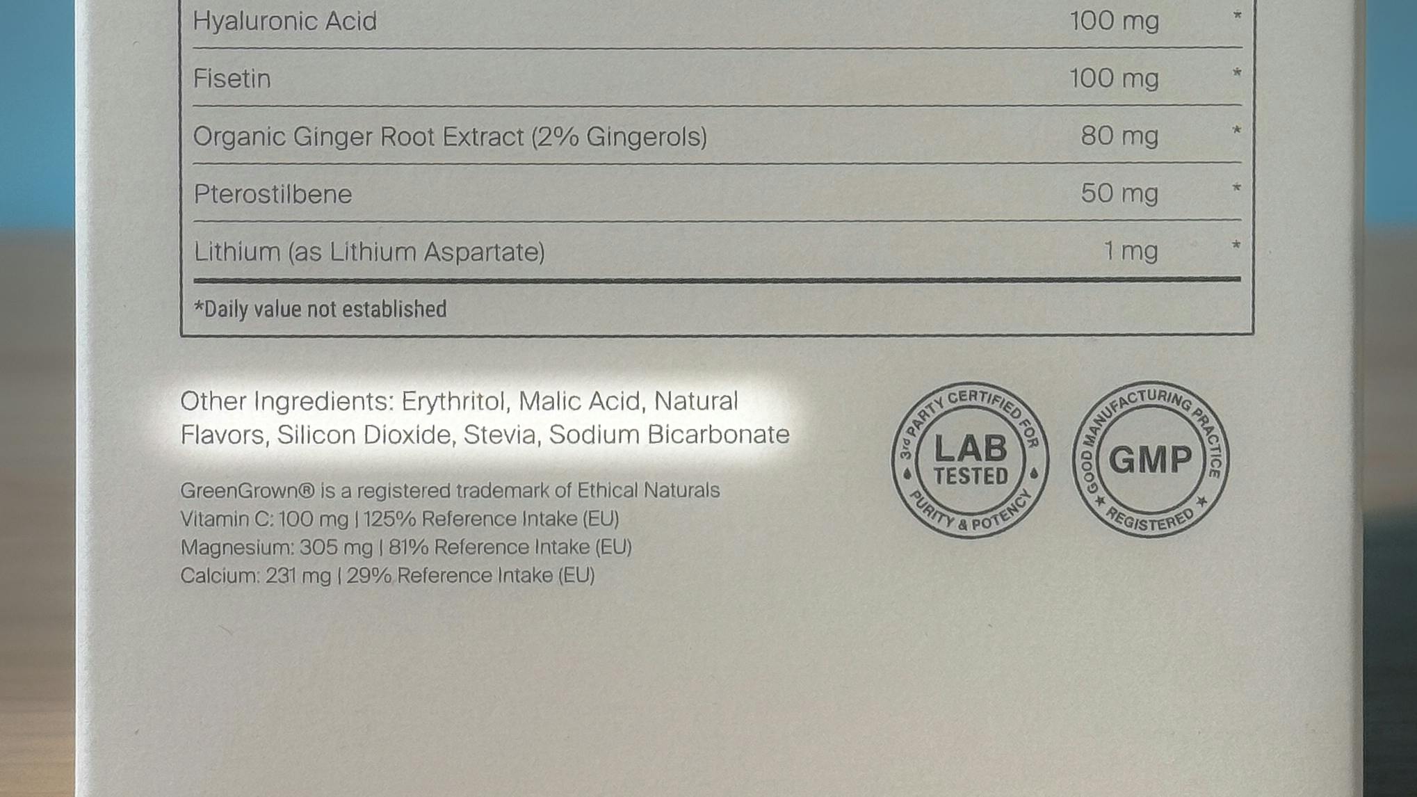 Novos Core Ingredients Other