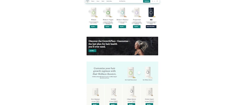 Nutrafol Product Catalog