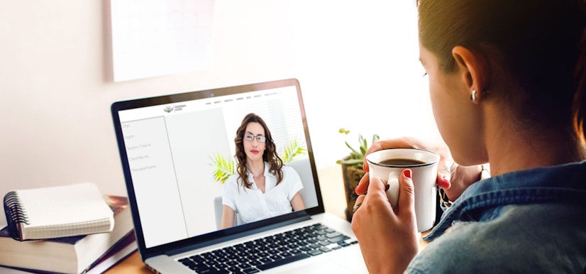 live video therapy session