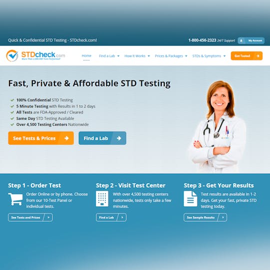 Same Day Online STD Testing - STDcheck.com