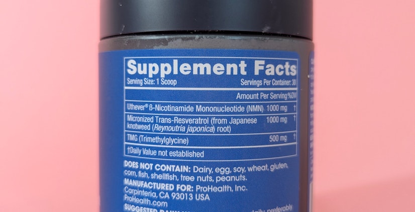 Prohealth NMN Pro Complete Ingredients