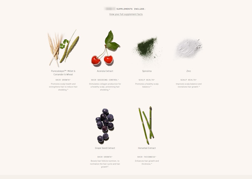 Prose Review Custom Hair Supplements Ingredients