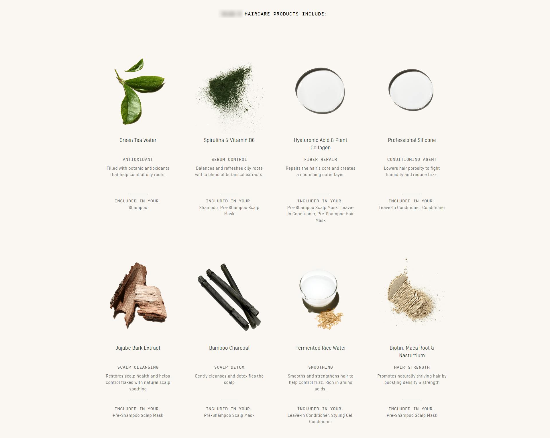 Prose Review Haircare Formula Ingredients