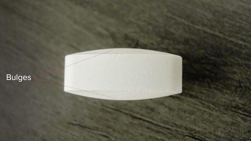 Puritans Pride Lysine tablet Extreme Closeup