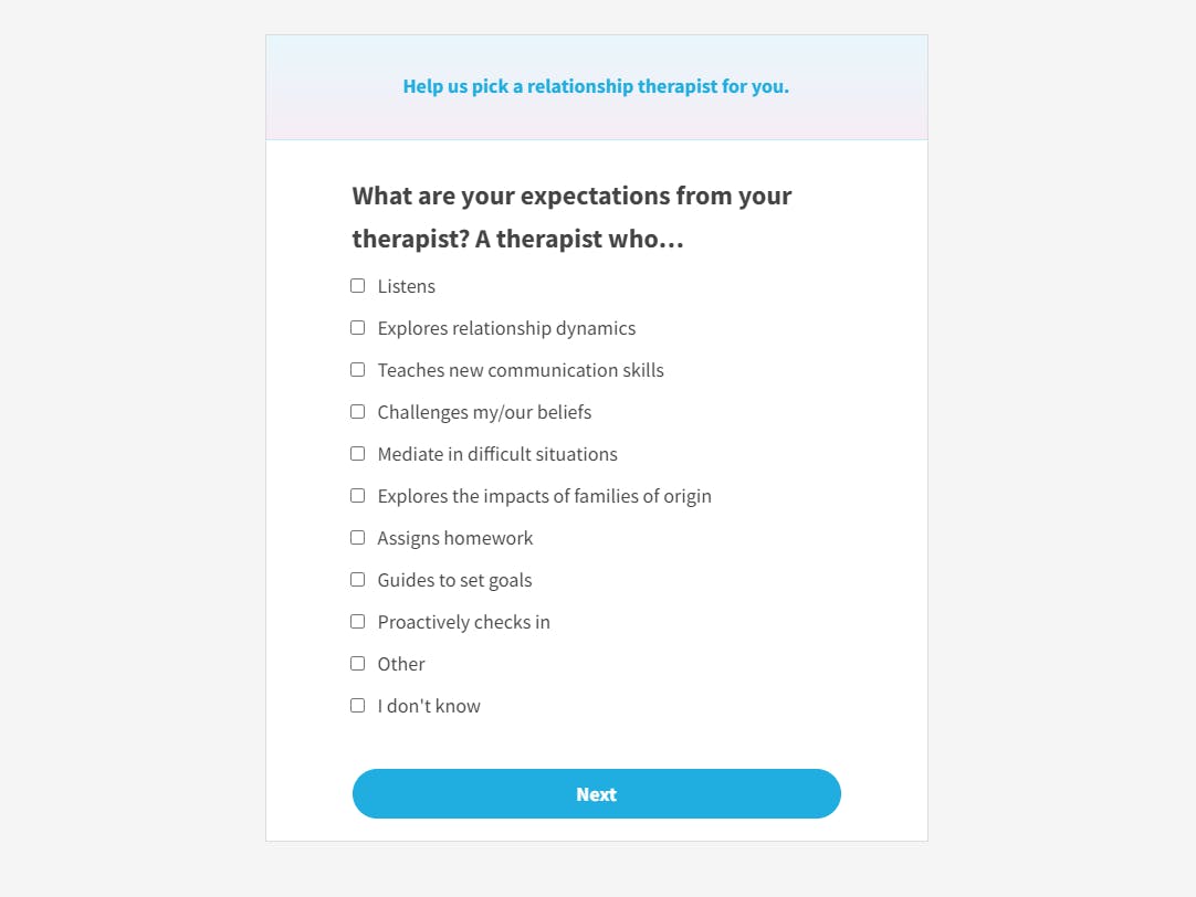 Telling Regain your expectations