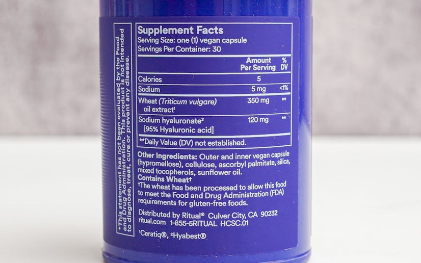 Ritual Hyacera Ingredients