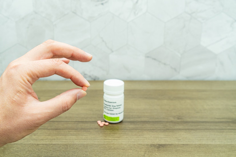 Roman Oral Finasteride Tablet Closeup