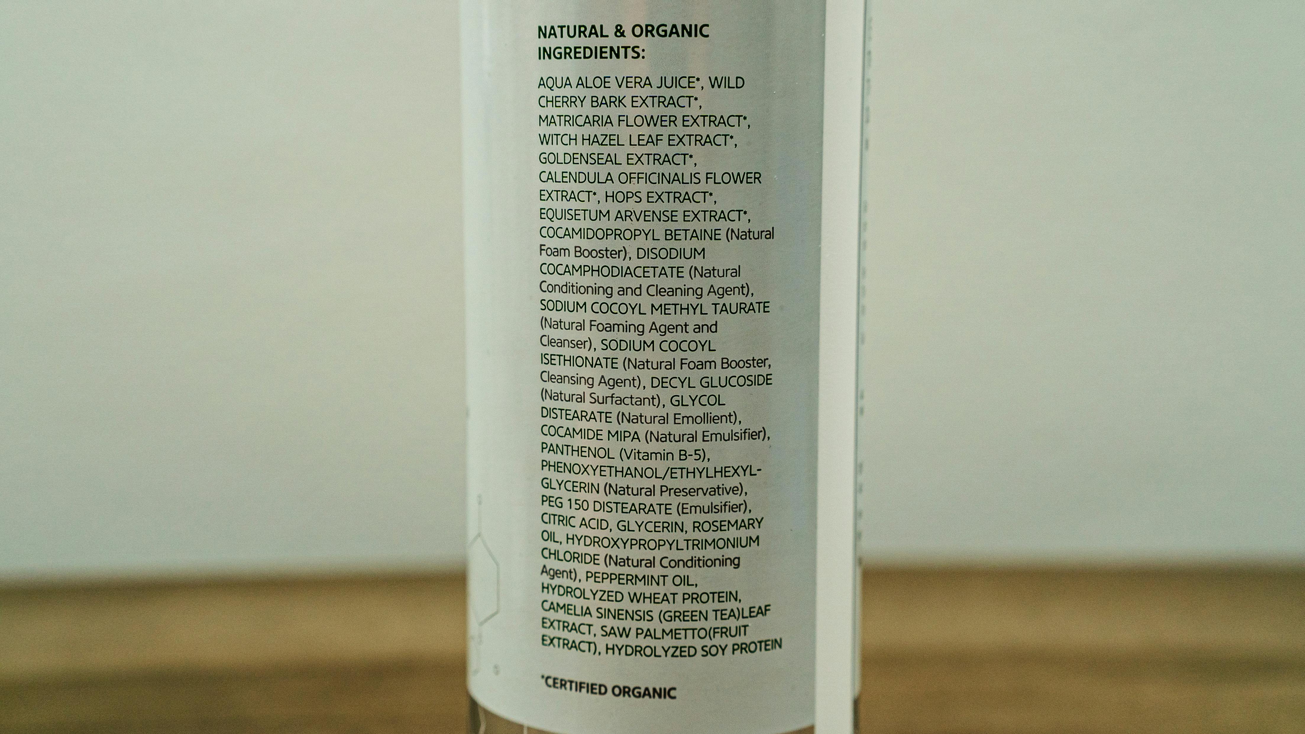 ScalpMED Shampoo Ingredients