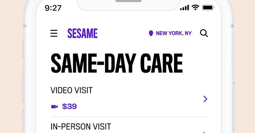 multi-colored bandages in a playful mobile menu concept