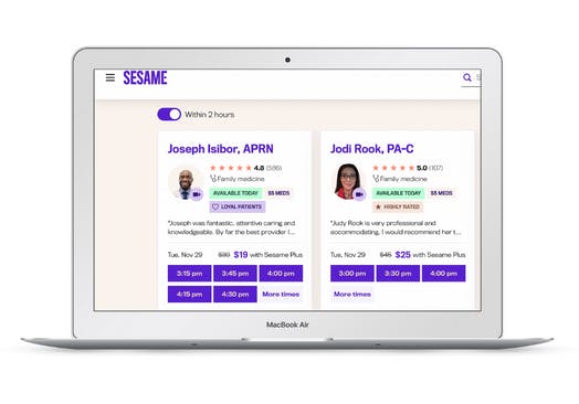 Sesame Care Reviews | A mix of telehealth and in-person care