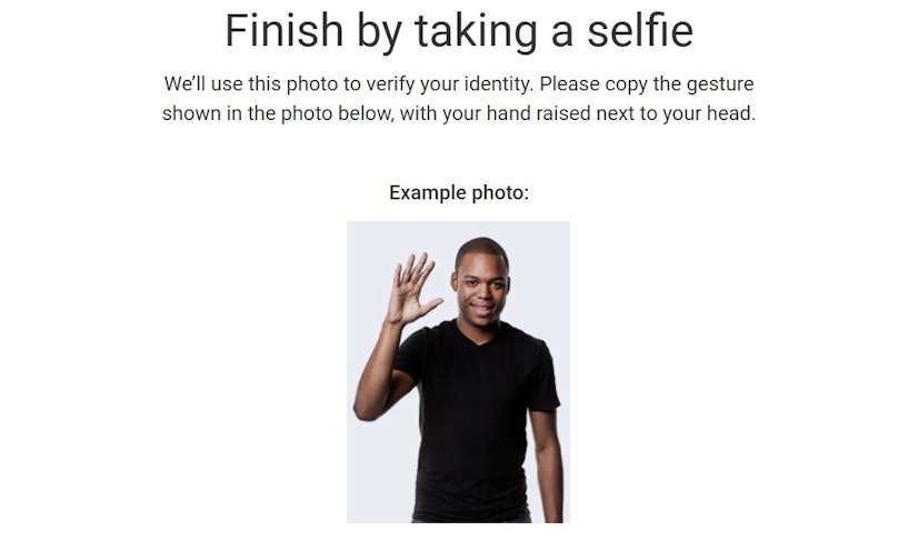 Taking a selfie for ZipHealth
