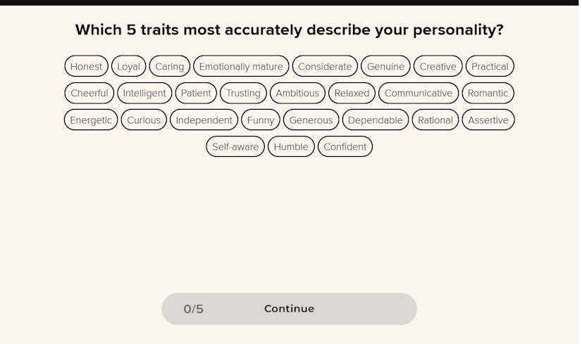 Tawkify Profile Question