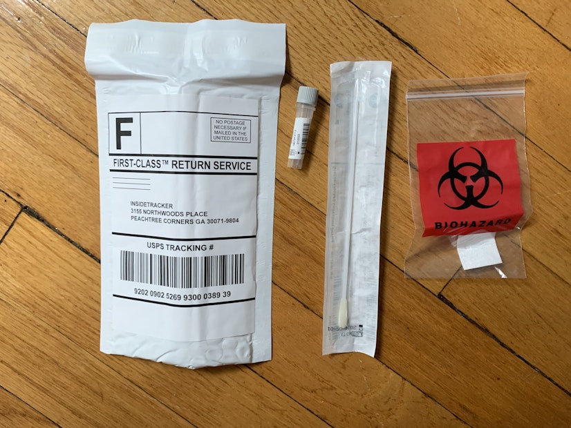 Testing Kit Laid Out