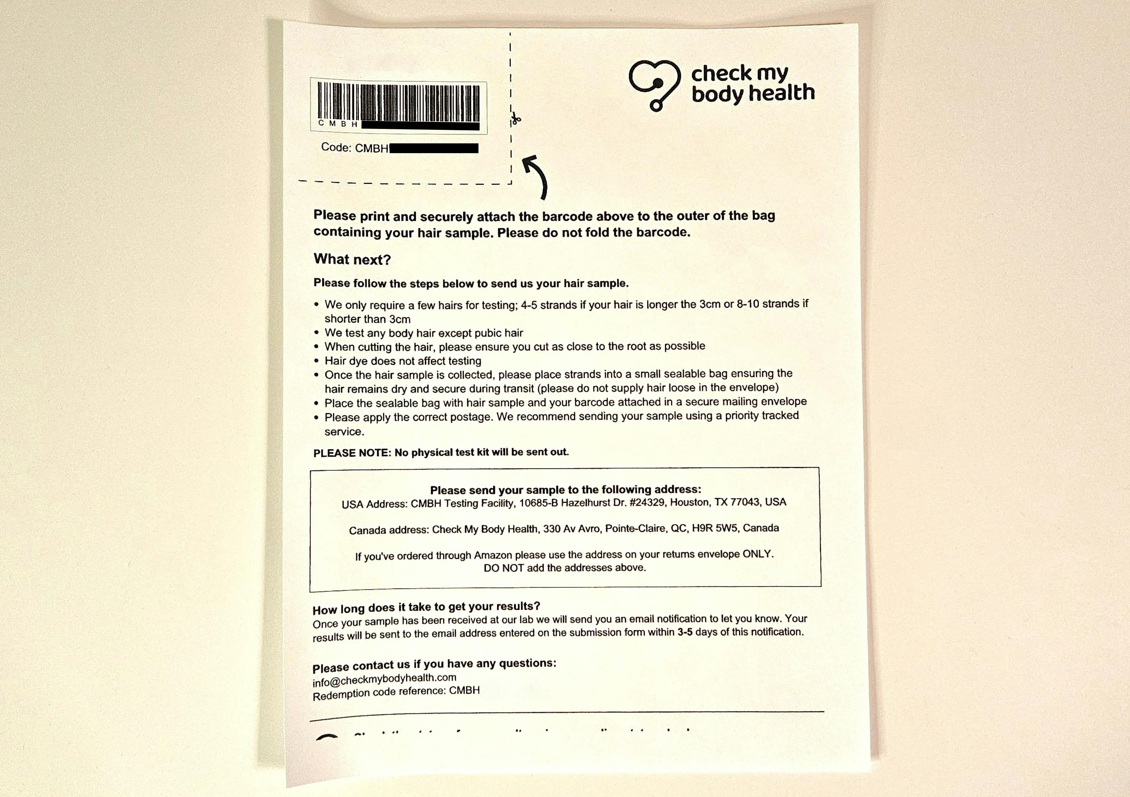 The Best Food Sensitivity Test Check My Body Health Instructions