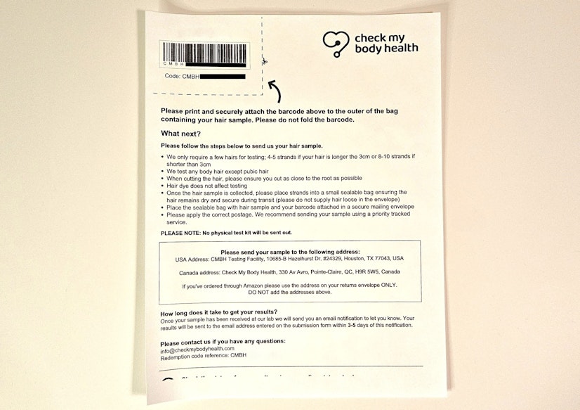 The Best Food Sensitivity Test Check My Body Health Instructions