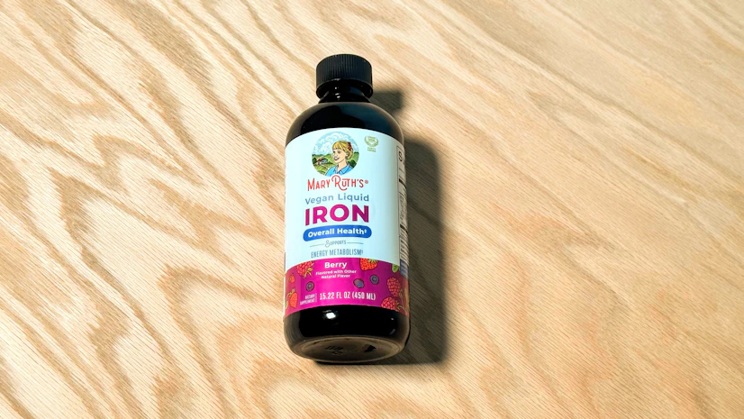 A picture of the MaryRuth’s supplement bottle