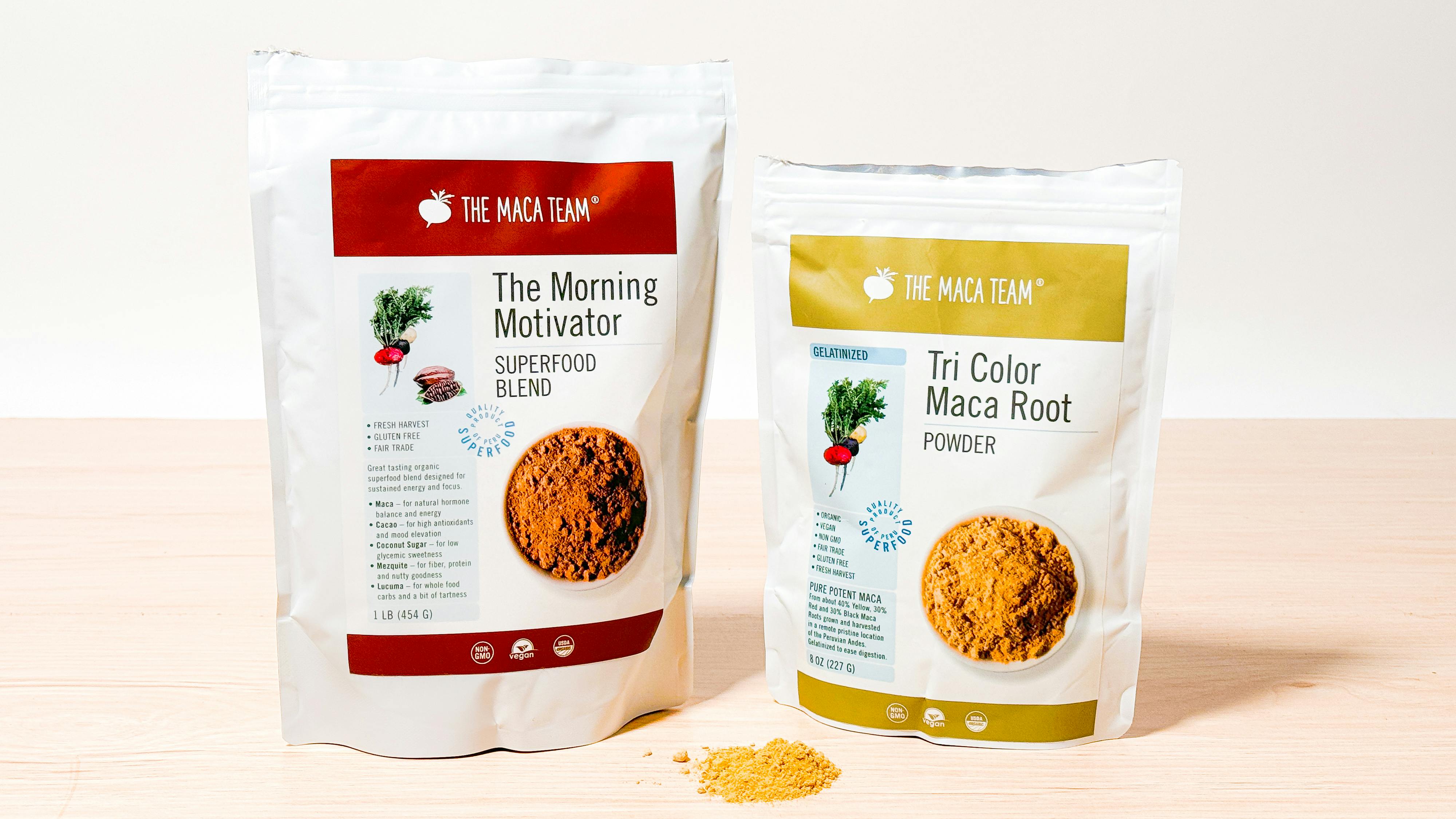 The Maca Team Tri Color And Morning Motivator