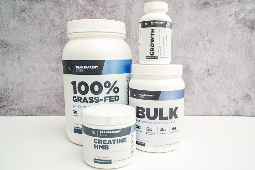 Transparent Labs muscle-building stack
