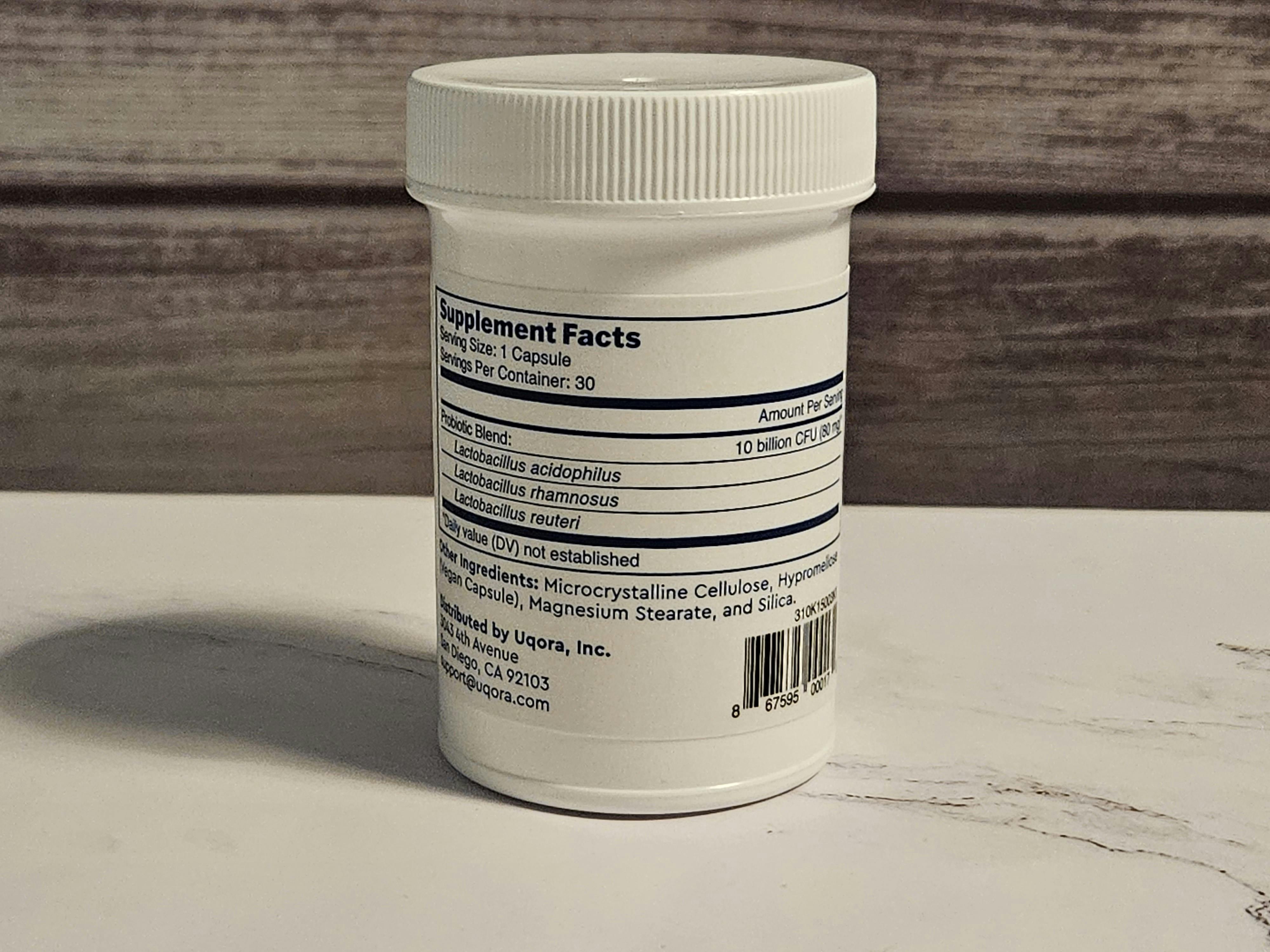 Uqora Promote Supplement Facts