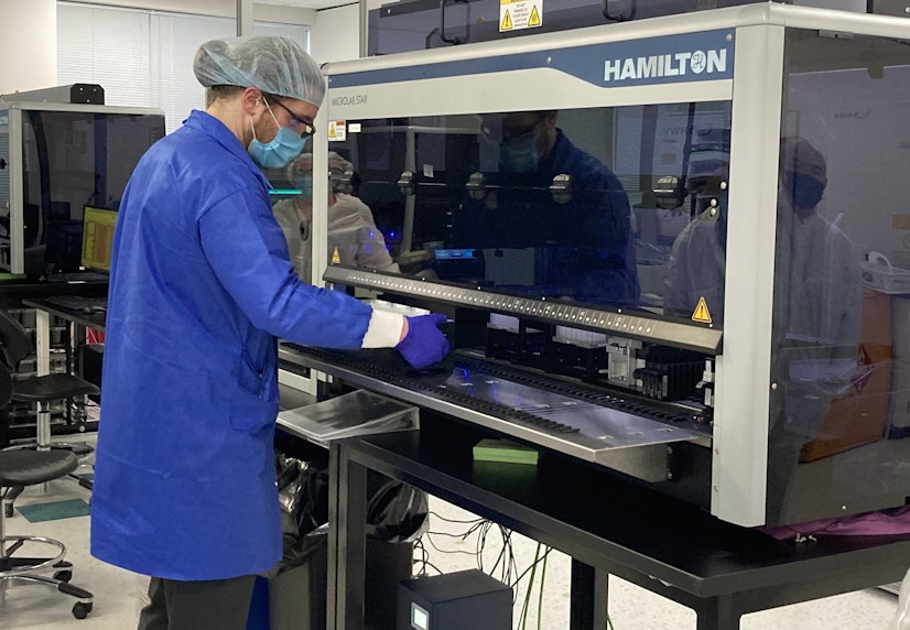 Viome processing robot