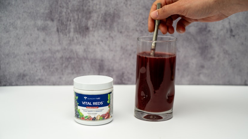 Vital Reds Mixed in Glass