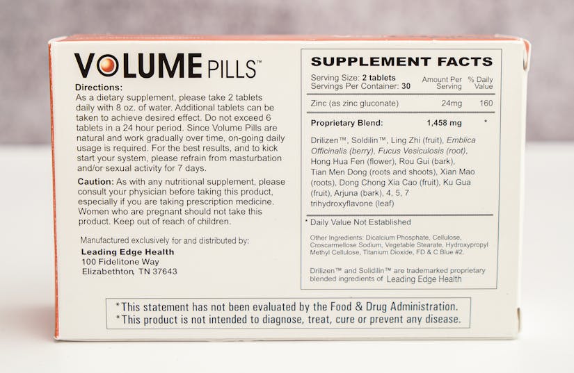 Volume Pills ingredients