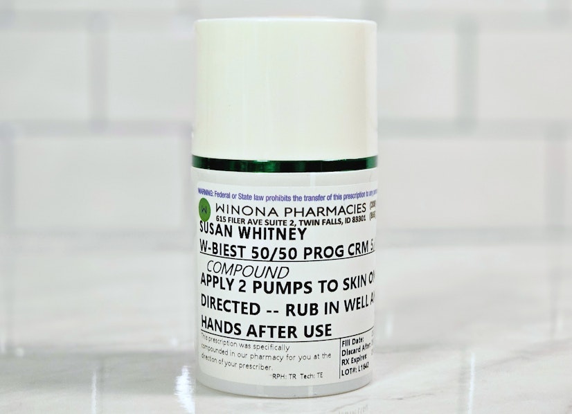 Winona Review Estrogen Cream Bottle